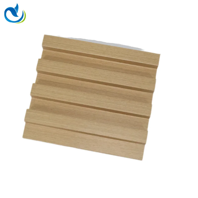 Pannelli da parete in legno a doghe di noce americana WPC